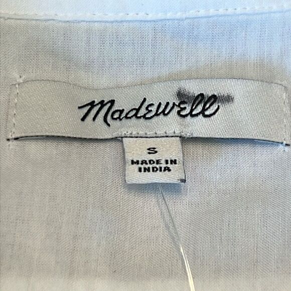 NWT Madewell Cap-sleeve A-line Top Small - Picture 2 of 8